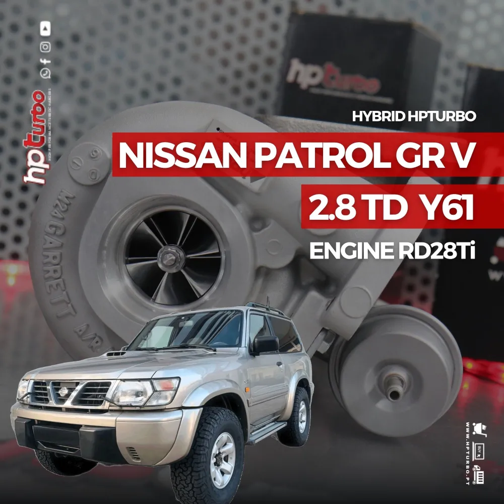 Hybrid Turbo Nissan Patrol GR V 2.8 TD RD28Ti Y61 OEM 130HP - Turbo 701196